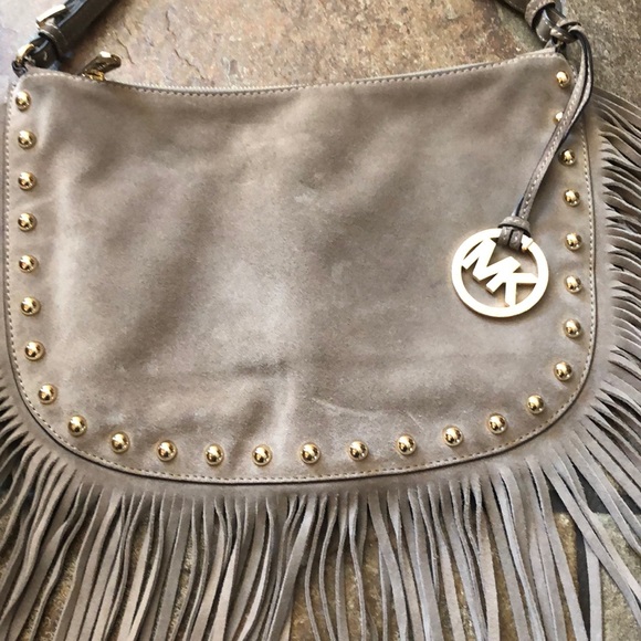 COPY - Michael Kors Suede Fringe Bag - Picture 2 of 6